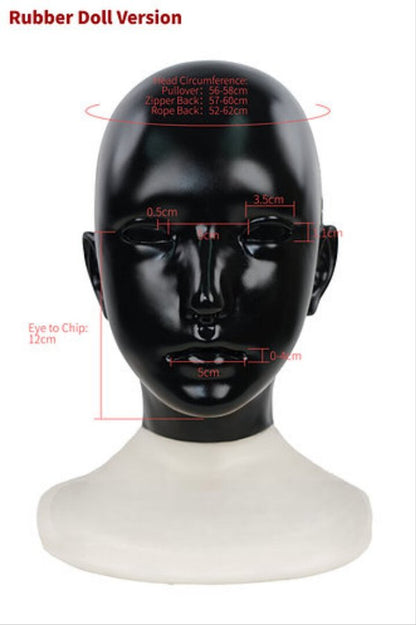 Q03R Ching-03 – Gummimaske „Puppe“