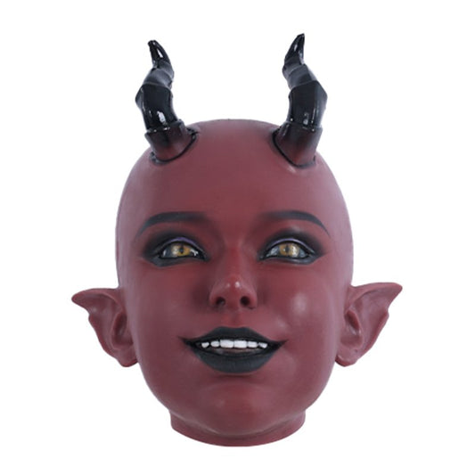 Neue Lilith Succubus Silikonmaske – Rote Edition