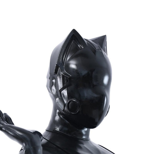 Neue Cyber Cat Gloss Silikonmaske