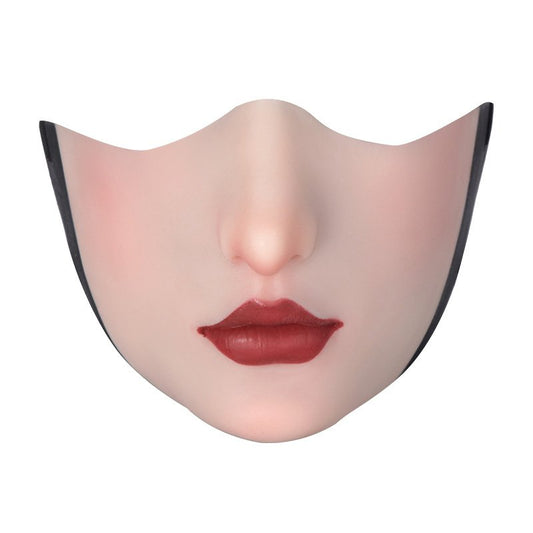 Neue Silikon-Halbmaske