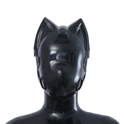 Neue Cyber Cat Gloss Silikonmaske