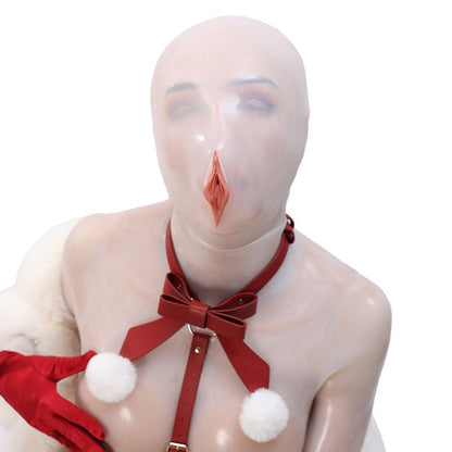 Neue transparente Silikonmaske für die Vagina