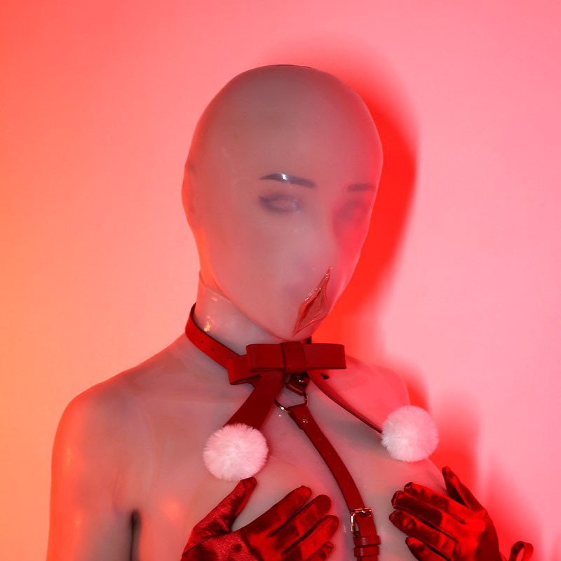 Neue transparente Silikonmaske für die Vagina