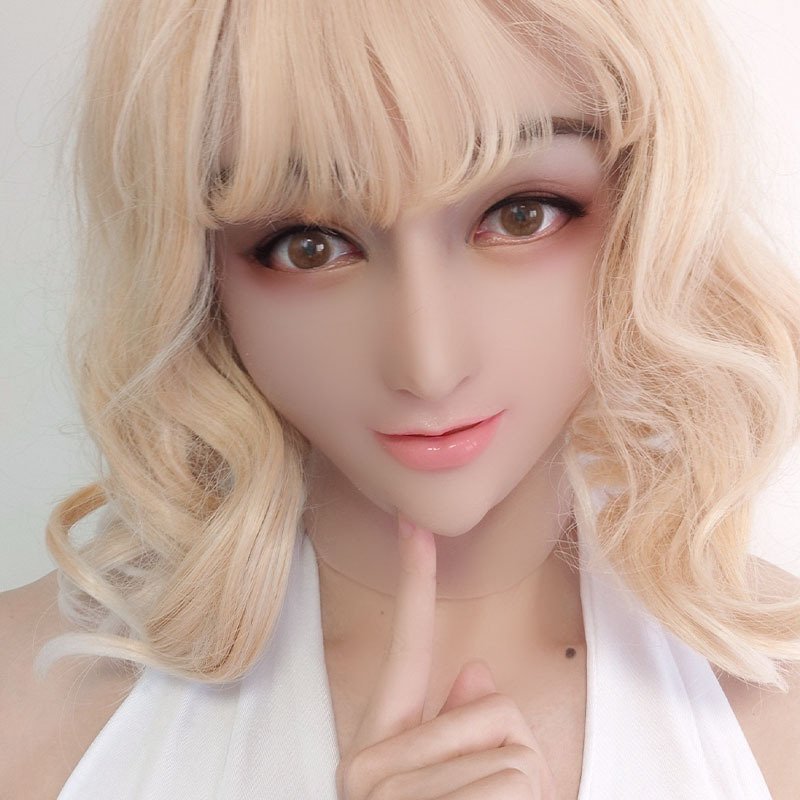 Neue, naturgetreue Silikonmaske „Sunny“