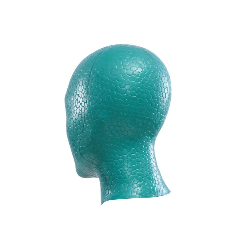 Neue, serpentinenartige, türkisfarbene Silikonhaube