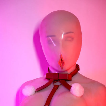 Neue transparente Silikonmaske für die Vagina