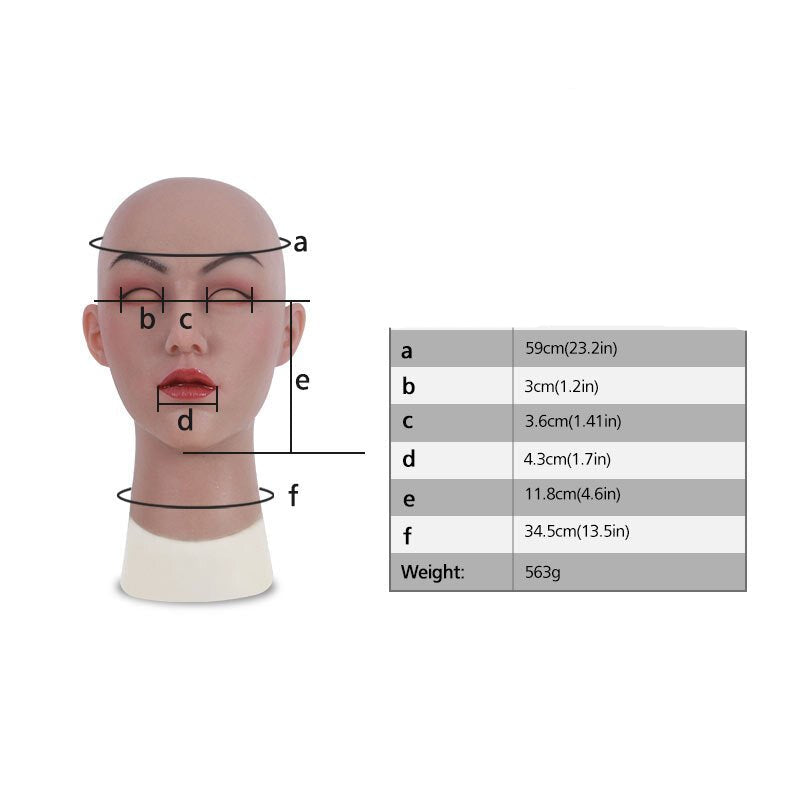Neue realistische Silikonmaske von New May