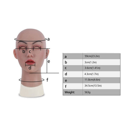Neue realistische Silikonmaske von New May