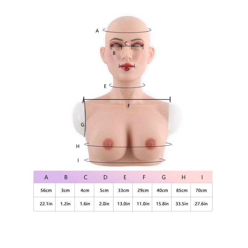 Neue Anneliese-Maske mit Brustprothesen