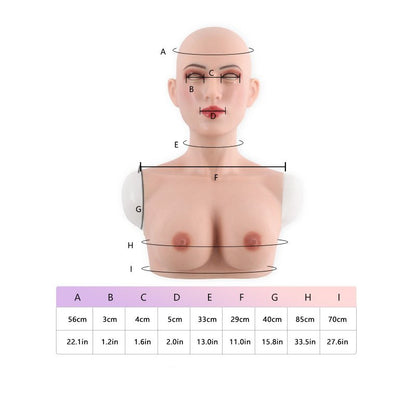 Neue Anneliese-Maske mit Brustprothesen