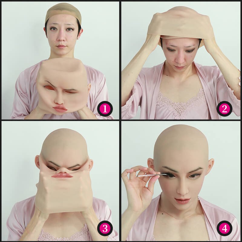 Neue, verbesserte Mia-Silikonmaske