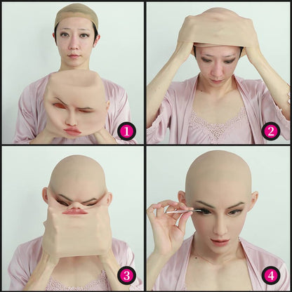 Neue, verbesserte Mia-Silikonmaske