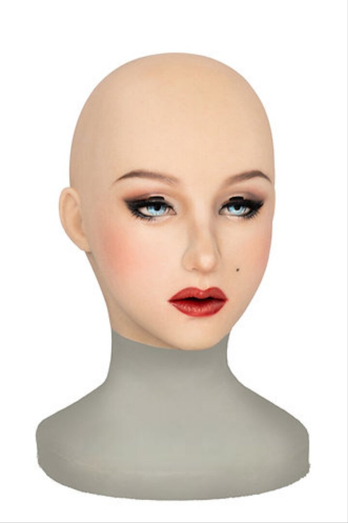 DM04 Silikon-Puppenmaske „Monroe“ – Make-up-Version
