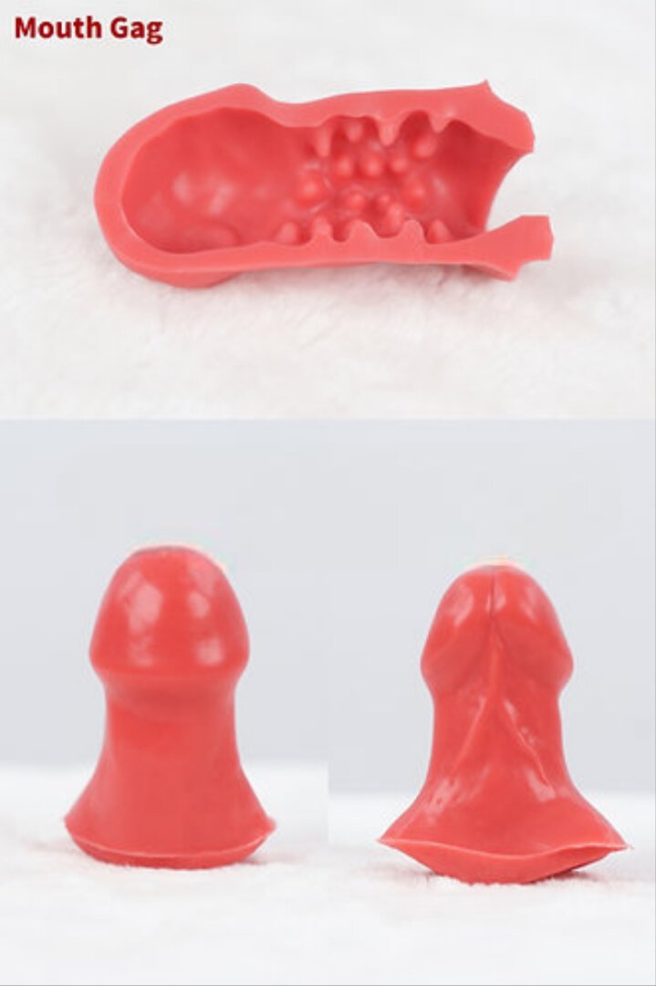 Q03R Ching-03 – Gummi-Puppenmaske (normales Make-up)