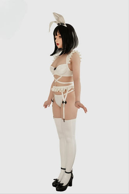 Cremiger Latex im Bunny-Look