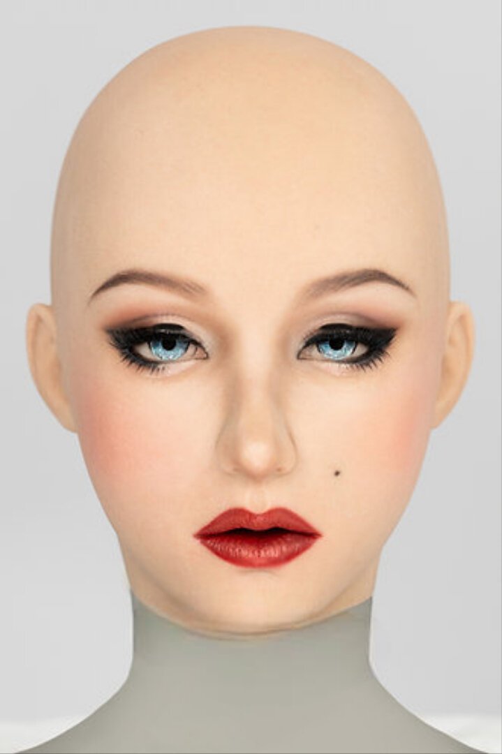 DM04 Silikon-Puppenmaske „Monroe“ – Make-up-Version