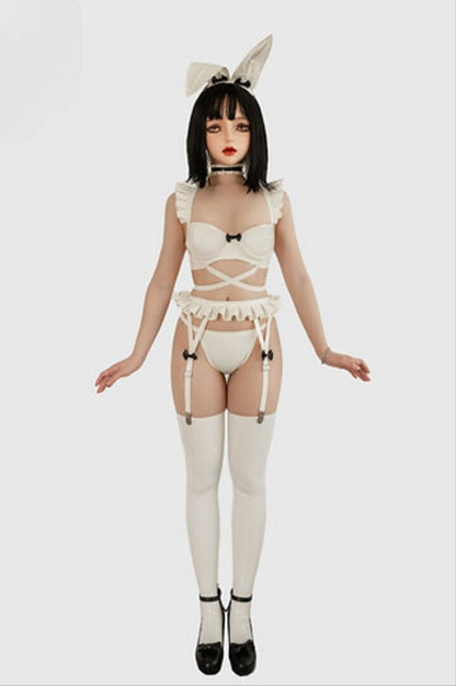 Cremiger Latex im Bunny-Look