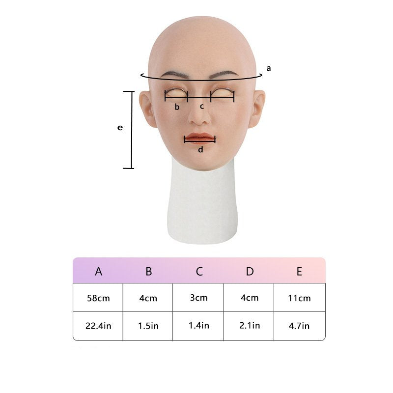 Neue realistische Silikonmaske M4