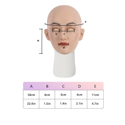 Neue realistische Silikonmaske M4