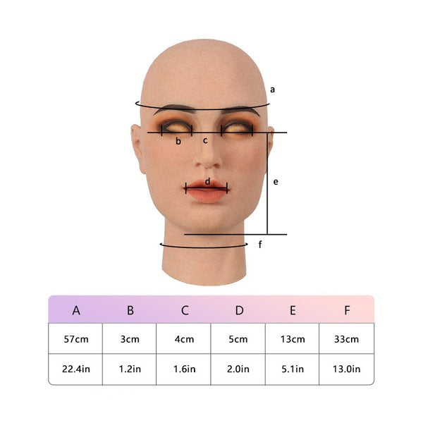 Realistische Silikonmaske „Betty“ 2.0